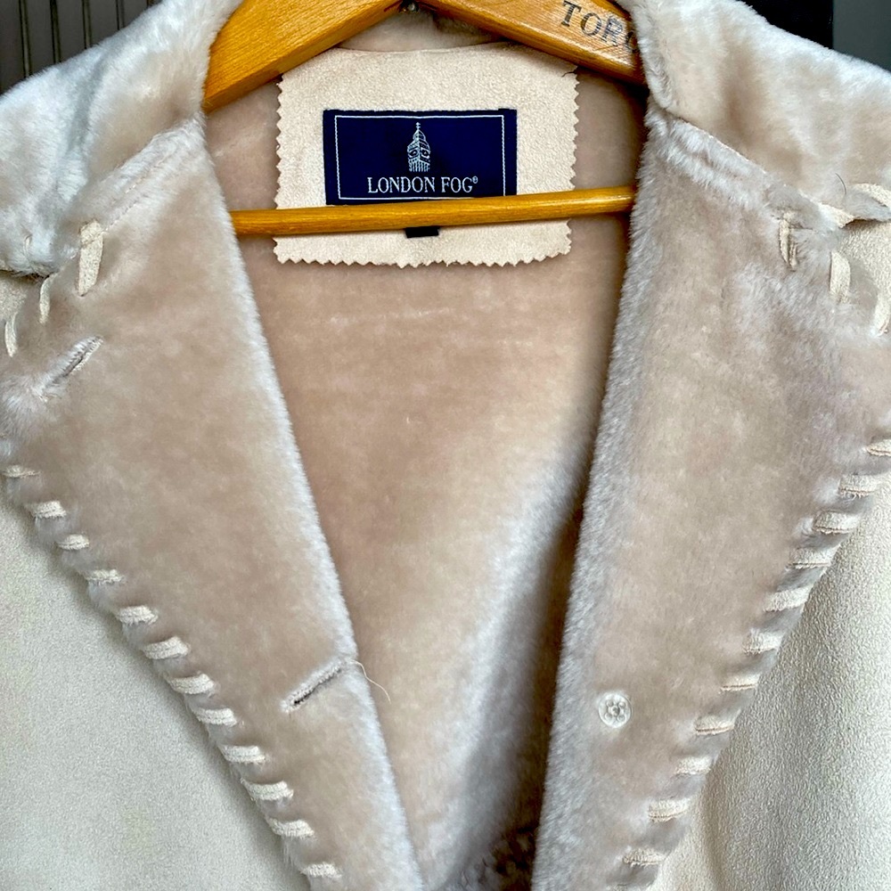 LONDON FOG faux-fur lined winter coat